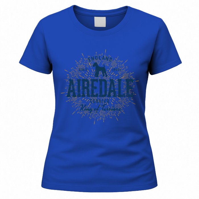 Airedale Terrier Vintage Airedale Gift Women's T-Shirt