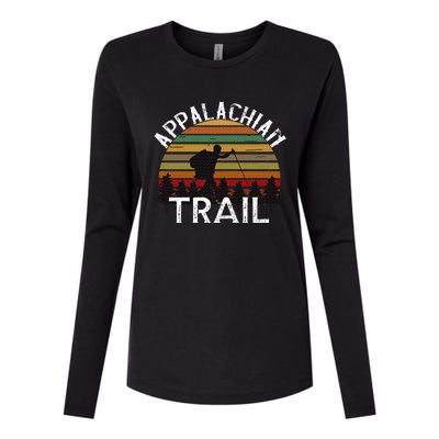 Appalachian Trail Vintage Hiking Mountains Womens Cotton Relaxed Long Sleeve T-Shirt