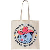 Accept The Vibes That Arent Rootin Tootin Funny Opossum Bag