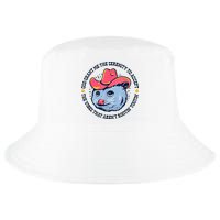 Accept The Vibes That Arent Rootin Tootin Funny Opossum Cool Comfort Performance Bucket Hat