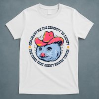Accept The Vibes That Arent Rootin Tootin Funny Opossum T-Shirt