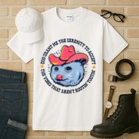 Accept The Vibes That Arent Rootin Tootin Funny Opossum Tall T-Shirt