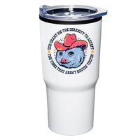 Accept The Vibes That Arent Rootin Tootin Funny Opossum Tumbler
