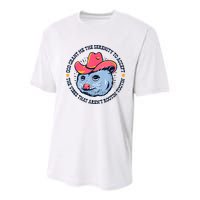 Accept The Vibes That Arent Rootin Tootin Funny Opossum Youth Performance Sprint T-Shirt