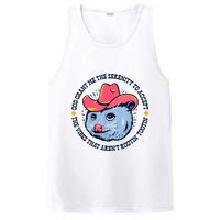 Accept The Vibes That Arent Rootin Tootin Funny Opossum PosiCharge Competitor Tank
