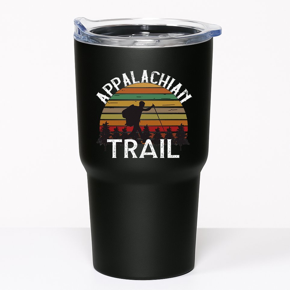 Appalachian Trail Vintage Hiking Mountains Tumbler