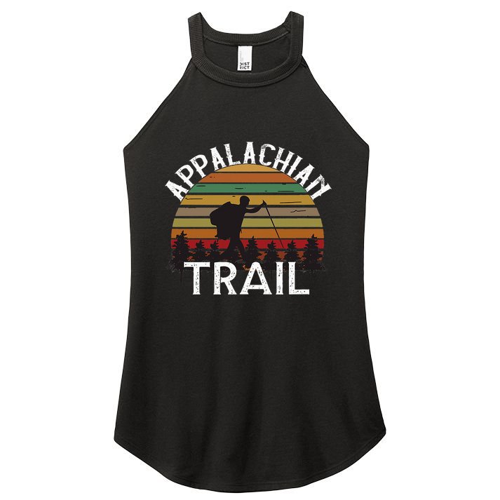 Appalachian Trail Vintage Hiking Mountains Women's Perfect Tri Rocker Tank