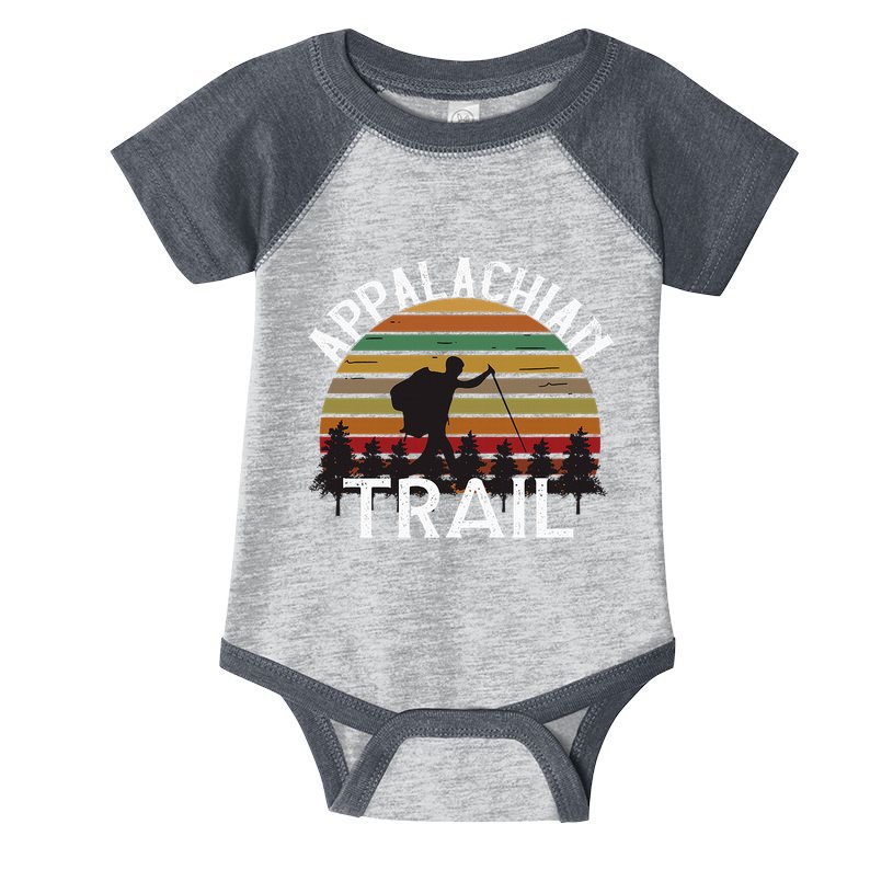 Appalachian Trail Vintage Hiking Mountains Infant Baby Jersey Bodysuit