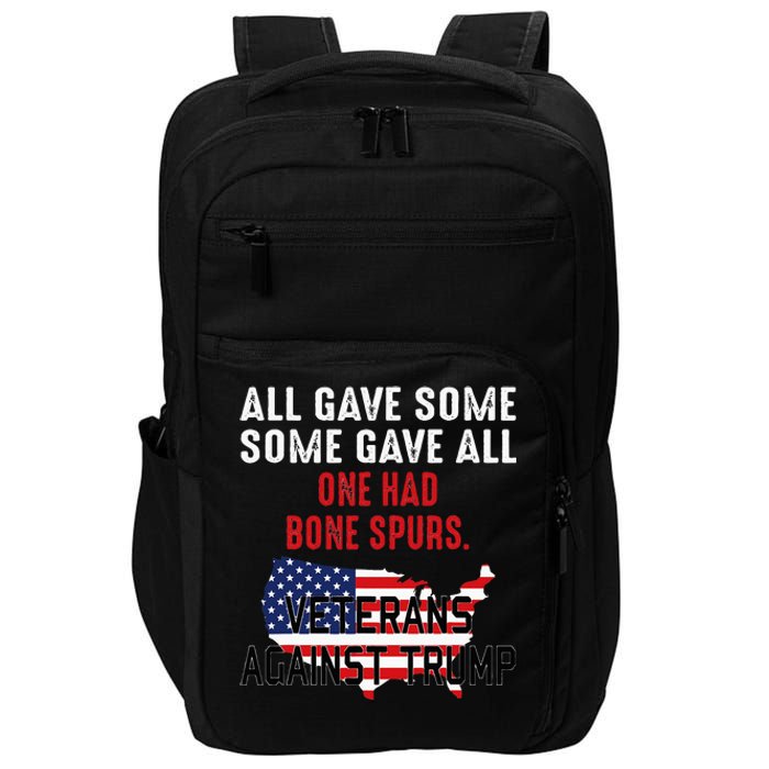 Anti Trump Veterans Against Trump Trump Sucks Impact Tech Backpack