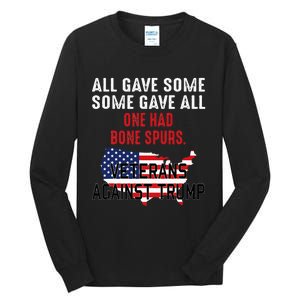 Anti Trump Veterans Against Trump Trump Sucks Tall Long Sleeve T-Shirt