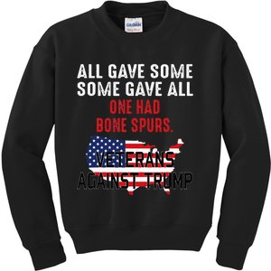 Anti Trump Veterans Against Trump Trump Sucks Kids Sweatshirt