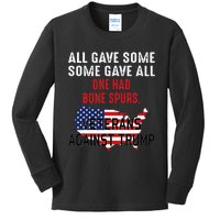 Anti Trump Veterans Against Trump Trump Sucks Kids Long Sleeve Shirt