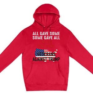 Anti Trump Veterans Against Trump Trump Sucks Premium Pullover Hoodie