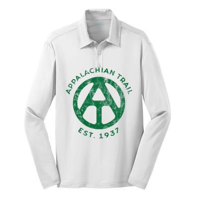 Appalachian Trail Vintage At Appalachian Trail Hiker Silk Touch Performance Long Sleeve Polo