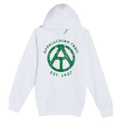 Appalachian Trail Vintage At Appalachian Trail Hiker Premium Pullover Hoodie