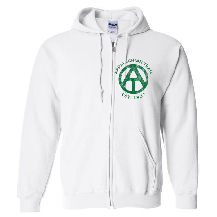 Appalachian Trail Vintage At Appalachian Trail Hiker Full Zip Hoodie