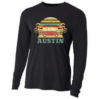 Austin Texas Vintage Cooling Performance Long Sleeve Crew