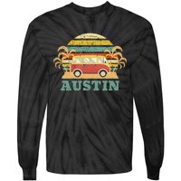 Austin Texas Vintage Tie-Dye Long Sleeve Shirt