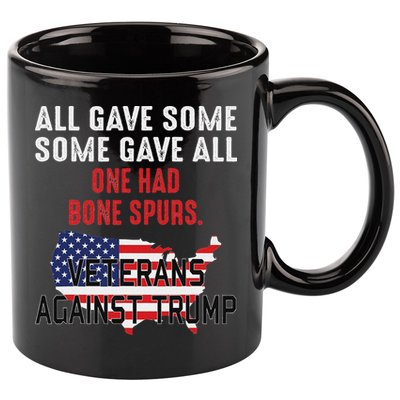 Anti Trump Veterans Against Trump Trump Sucks 11oz C Handle Ceramic Mug