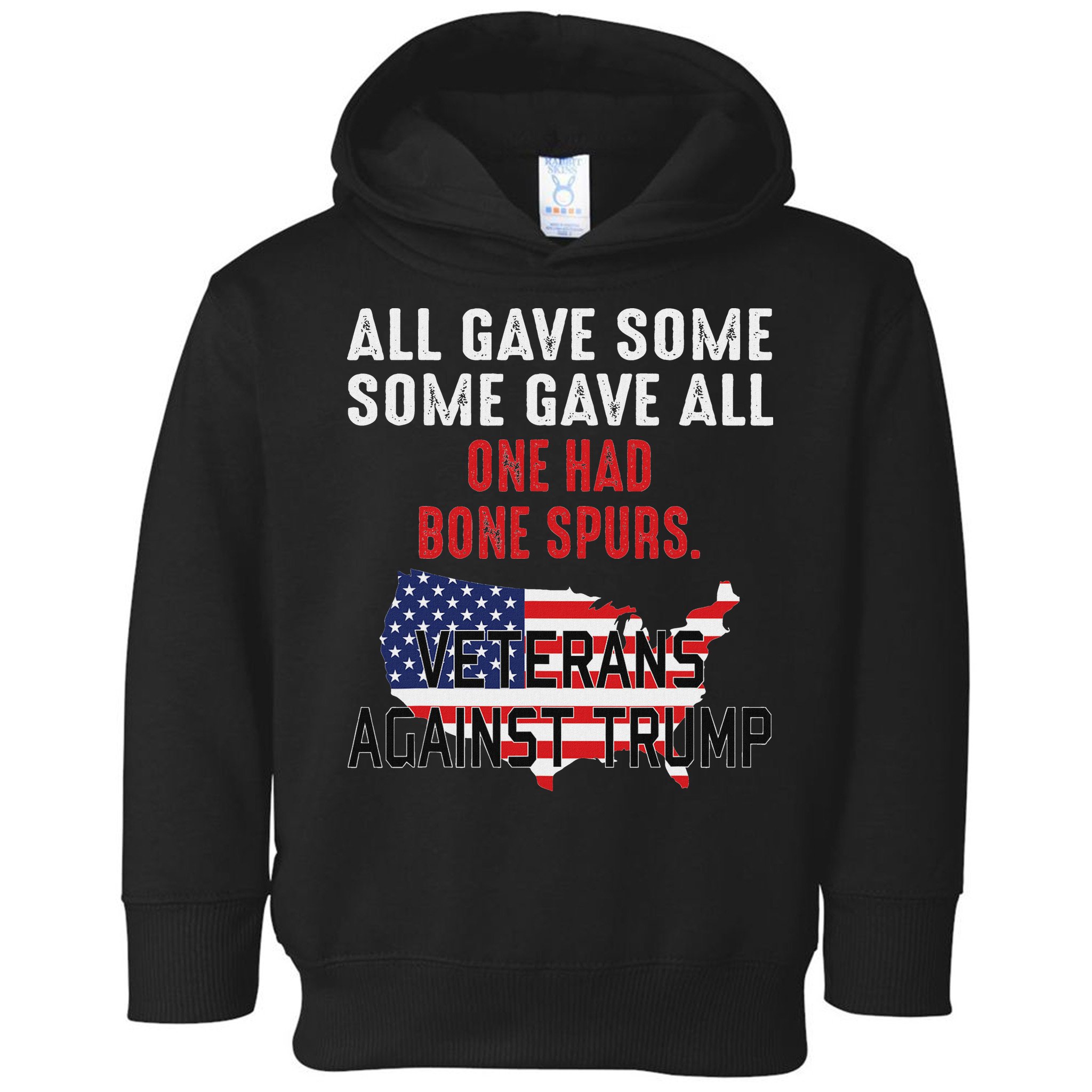 Anti Trump Veterans Against Trump Trump Sucks Toddler Hoodie