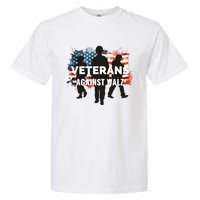 Anti Tim Walz Stolen Valor Veterans Against Walz Garment-Dyed Heavyweight T-Shirt