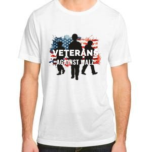 Anti Tim Walz Stolen Valor Veterans Against Walz Adult ChromaSoft Performance T-Shirt