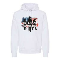 Anti Tim Walz Stolen Valor Veterans Against Walz Premium Hoodie