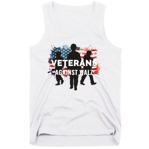 Anti Tim Walz Stolen Valor Veterans Against Walz Tank Top