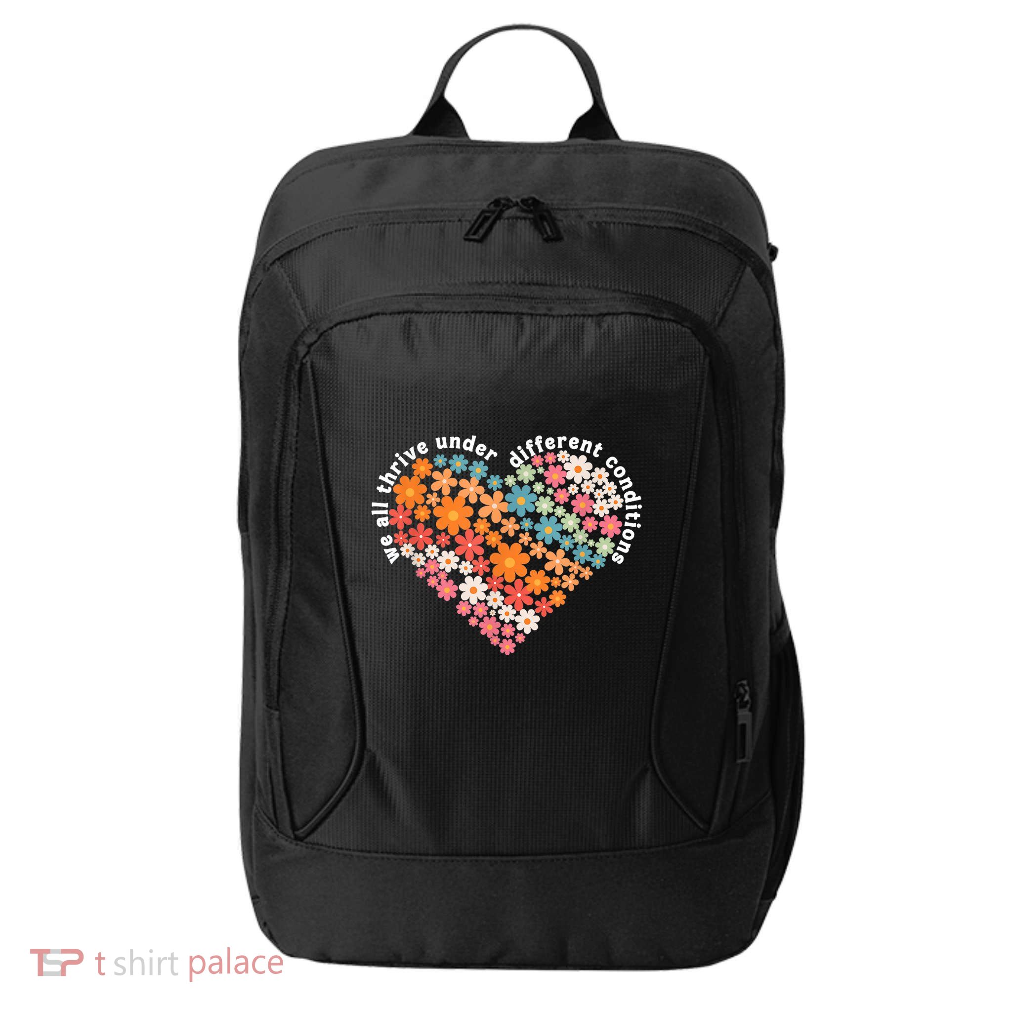 Autism Therapy We All Thrive Under Different Conditions City Backpack