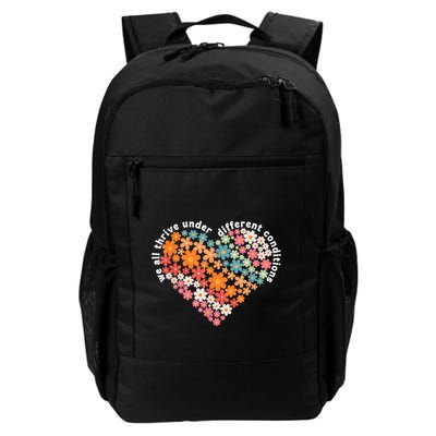 Autism Therapy We All Thrive Under Different Conditions Backpack