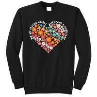 Autism Therapy We All Thrive Under Different Conditions Tall Sweatshirt