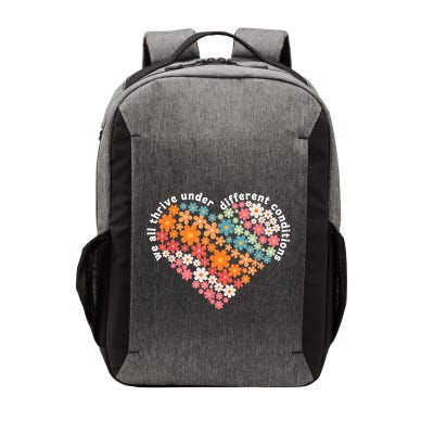 Autism Therapy We All Thrive Under Different Conditions Vector Backpack