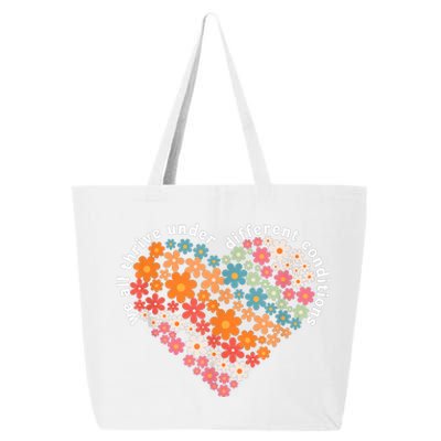 Autism Therapy We All Thrive Under Different Conditions 25L Jumbo Tote