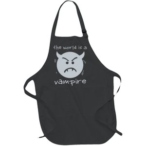 Alternative The World Is A Vampire 90s Grunge Rock Full-Length Apron With Pockets