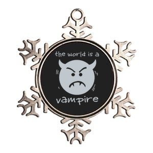 Alternative The World Is A Vampire 90s Grunge Rock Metallic Star Ornament