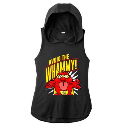 Avoid The Whammy Ladies PosiCharge Tri-Blend Wicking Draft Hoodie Tank