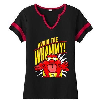 Avoid The Whammy Ladies Halftime Notch Neck Tee