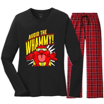 Avoid The Whammy Women's Long Sleeve Flannel Pajama Set 