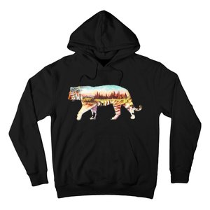 Adventurous Tiger Wilderness Graphic Hoodie