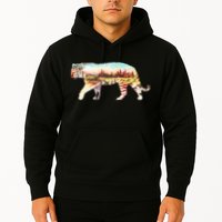 Adventurous Tiger Wilderness Graphic Hoodie