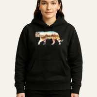 Adventurous Tiger Wilderness Graphic Hoodie