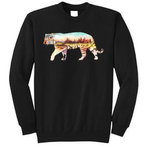 Adventurous Tiger Wilderness Graphic Sweatshirt