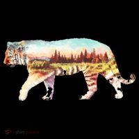 Adventurous Tiger Wilderness Graphic Sweatshirt