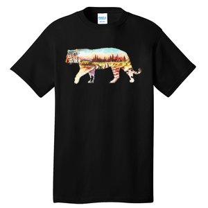 Adventurous Tiger Wilderness Graphic Tall T-Shirt