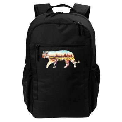 Adventurous Tiger Wilderness Graphic Daily Commute Backpack