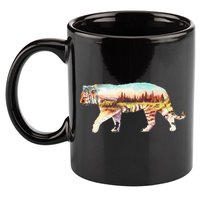 Adventurous Tiger Wilderness Graphic 11oz C Handle Ceramic Mug