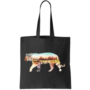 Adventurous Tiger Wilderness Graphic Tote Bag