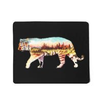 Adventurous Tiger Wilderness Graphic Mousepad