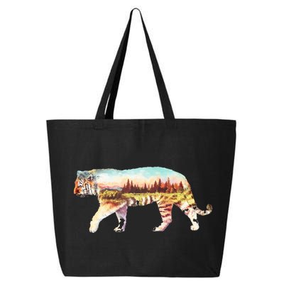 Adventurous Tiger Wilderness Graphic 25L Jumbo Tote