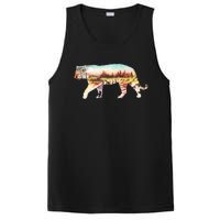 Adventurous Tiger Wilderness Graphic PosiCharge Competitor Tank